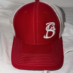 Red and White SnapBack cap